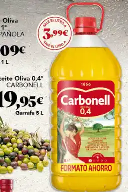 Gadis CARBONELL Aceite Oliva 0,4° oferta