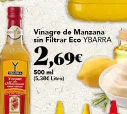 Gadis YBARRA Vinagre de Manzana sin Filtrar Eco oferta