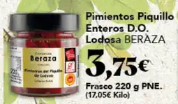 Gadis BERAZA Pimientos Piquillo Enteros D.O. Lodosa oferta