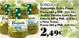 Gadis BONDUELLE Guisantes Extra Finos Fracco Judías Verdes Extra Finas Enteras o Finas Trozos oferta