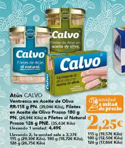 Gadis CALVO Atún Ventresca en Aceite de Oliva oferta