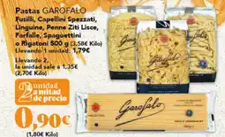 Gadis GAROFALO Pastas Fusilli, Capellini Spezzati, Linguine, Penne Ziti Lisce, Farfalle, Spaguettini o Rigatoni oferta