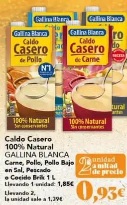Gadis GALLINA BLANCA Caldo Casero 100% Natural oferta