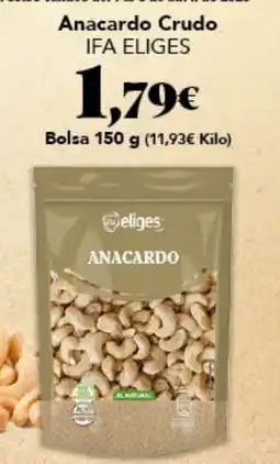Gadis IFA ELIGES Anacardo Crudo oferta