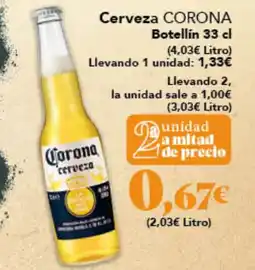 Gadis CORONA Cerveza oferta