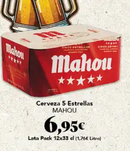 Gadis MAHOU Cerveza 5 Estrellas oferta