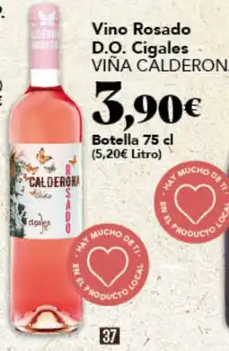 Gadis VIÑA CALDERONA Vino Rosado D.O. Cigales oferta