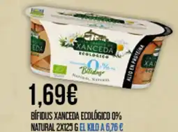 Claudio Bífidus xanceda ecológico 0% natural oferta