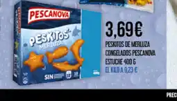 Claudio PESCANOVA Peskitos de merluza congelados estuche oferta