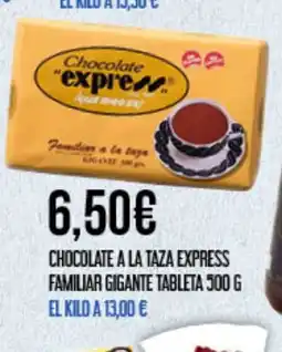 Claudio Chocolate a la taza express familiar gigante tableta oferta