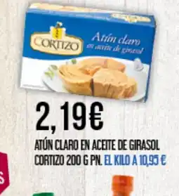 Claudio CORTIZO Atún claro en aceite de girasol oferta