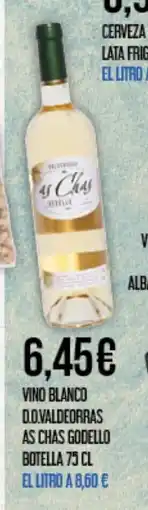 Claudio Vino blanco d.o.valdeorras as chas godello botella oferta