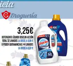 Claudio Detergente líquido disiclin acción total 52 lavados oferta