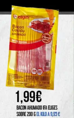 Claudio IFA ELIGES Bacon ahumado sobre oferta