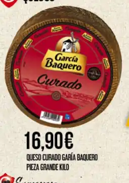 Claudio GARCÍA BAQUERO Queso curado pieza grande oferta