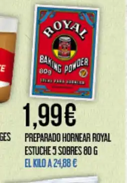 Claudio ROYAL Preparado hornear estuche 5 sobres oferta