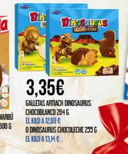 Claudio Galletas artiach dinosaurus chocoblanco oferta
