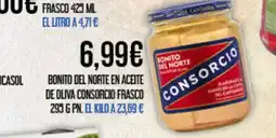 Claudio CONSORCIO Bonito del norte en aceite de oliva frasco oferta