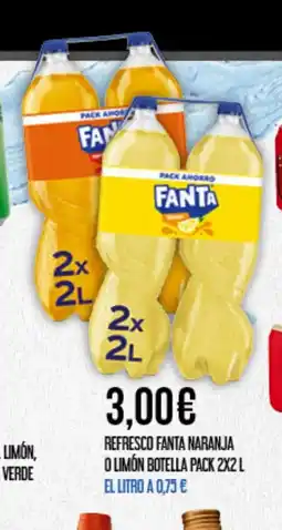 Claudio FANTA Refresco naranja o limón botella oferta