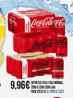 Claudio COCA-COLA Refresco normal, zero o zero zero lata oferta