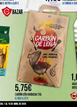 Claudio Carbón leña barbacoa oferta