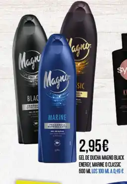 Claudio MAGNO Gel de ducha black energy, marine o classic oferta