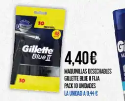 Claudio Maquinillas desechables gillette blue ii fija pack 10 unidades oferta