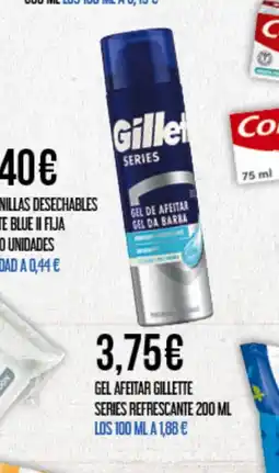 Claudio GILLETTE Gel afeitar series refrescante oferta