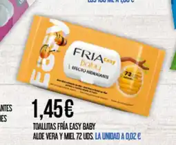 Claudio Toallitas fría easy baby aloe vera y miel oferta