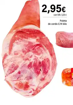 Cash Ifa Paleta de cerdo C/H kilo oferta