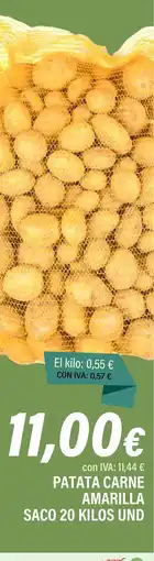Cash Ifa Patata carne amarilla oferta