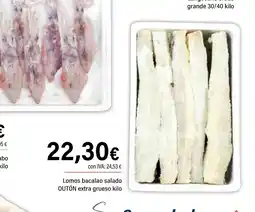 Cash Ifa OUTÓN Lomos bacalao salado extra grueso oferta
