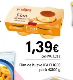 Cash Ifa IFA ELIGES Flan de huevo oferta