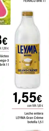 Cash Ifa LEYMA Leche entera Gran Crème oferta