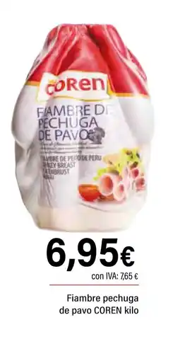 Cash Ifa COREN Fiambre pechuga de pavo oferta
