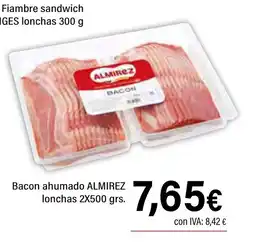 Cash Ifa ALMIREZ Bacon ahumado lonchas oferta