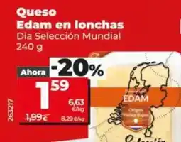 Dia Dia seleccion mundial - queso edam en lonchas oferta