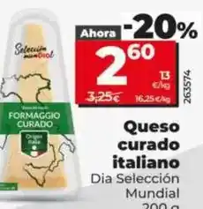 Dia Dia seleccion mundial - queso curado italiano oferta