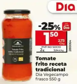 Dia Dia vegecampo - tomate frito receta tradicional oferta
