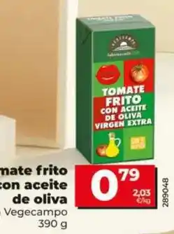 Dia Dia vegecampo - tomate frito con aceite de oliva oferta
