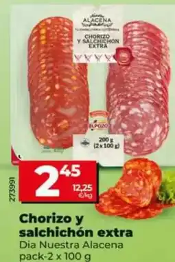 Dia Dia nuestra alacena - chorizo y salchichon extra oferta
