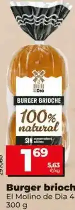 Dia El molino de dia - burger brioche oferta