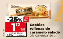 Dia Dia galleteca - cookies rellenas de caramelo salado oferta