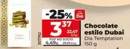Dia Dia temptation - chocolate estilo dubai oferta