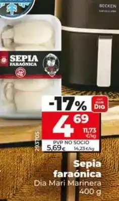 Dia Dia mari marinera - sepia faraonica oferta