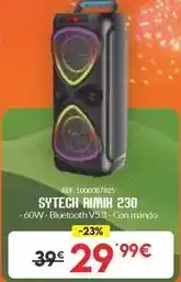 Embargos a lo bestia Sytech - rimih 230 oferta