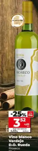 Dia Rioseco - vino blanco verdejo d.o. rueda oferta