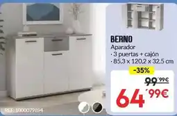 Embargos a lo bestia Berno aparador oferta