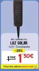 Embargos a lo bestia Solar - luz oferta