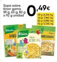 FROIZ Knorr - sopa sobre oferta